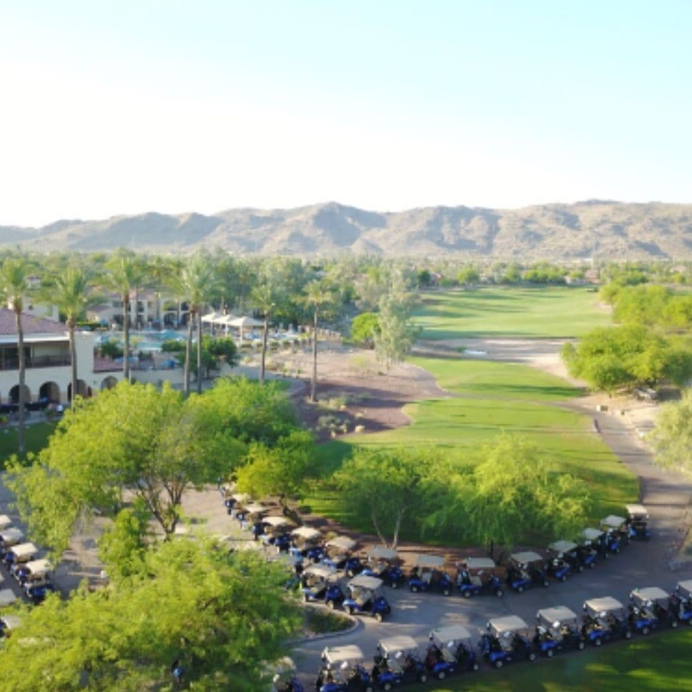 Aerial view of The Legacy Golf Club, Phoenix